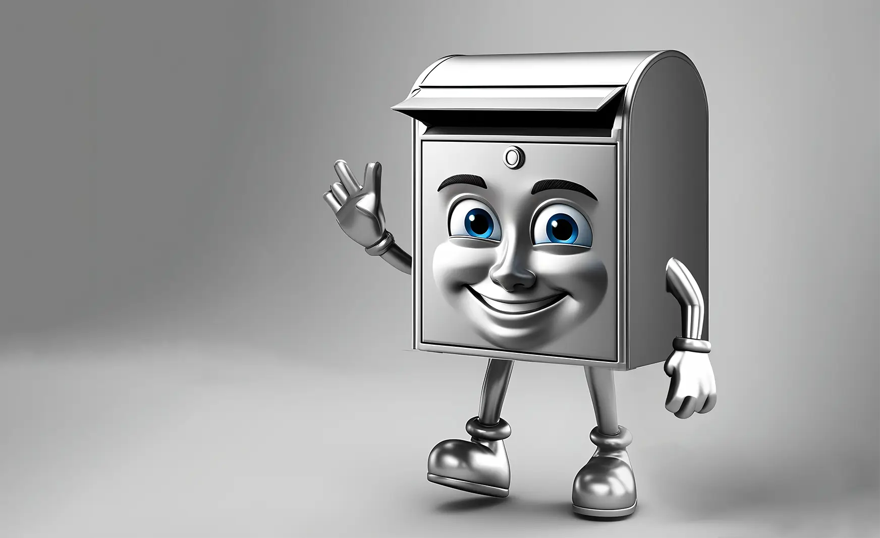 AI-generated image of the mailbox mascot